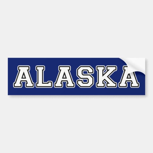 Alaska Bumpersticker (Voorkant)