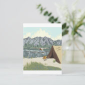 Alaska Bush-vliegtuig en visreis Briefkaart (Staand voorkant)