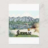 Alaska Bush-vliegtuig en visreis Briefkaart (Voorkant)