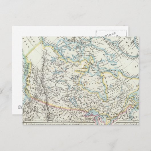 Alaska, Canada, Groenland Briefkaart (Voorkant / Achterkant)