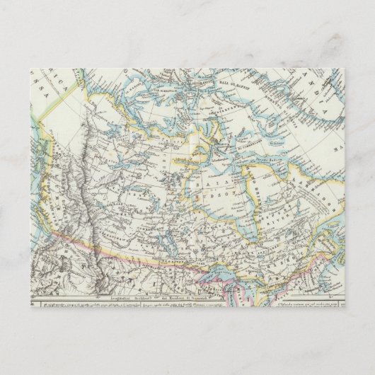 Alaska, Canada, Groenland Briefkaart (Voorkant)