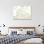 Alaska, Canada, Groenland Canvas Afdruk (Insitu (Slaapkamer))