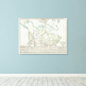 Alaska, Canada, Groenland Canvas Afdruk (Insitu (Houten vloer))