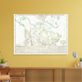 Alaska, Canada, Groenland Canvas Afdruk (Insitu (Woonkamer))