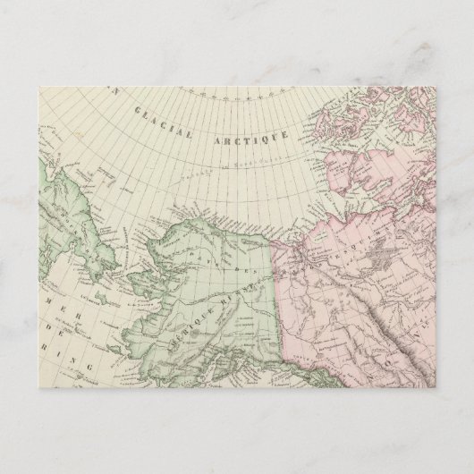 Alaska, Canada, Rusland Briefkaart (Voorkant)