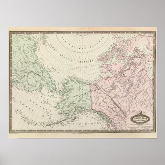 Alaska, Canada, Rusland Poster (Voorkant)