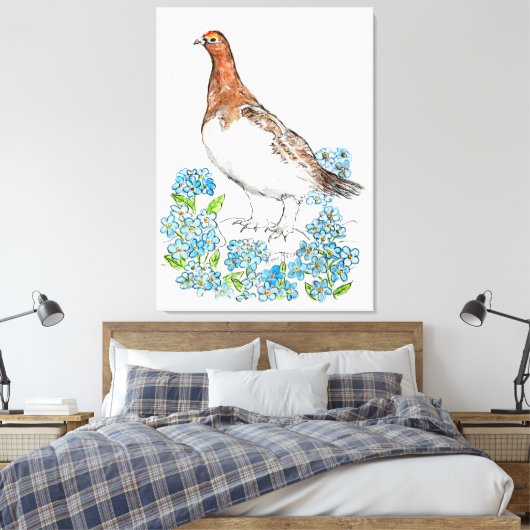 Alaska Canvas Afdruk (Insitu (Slaapkamer))