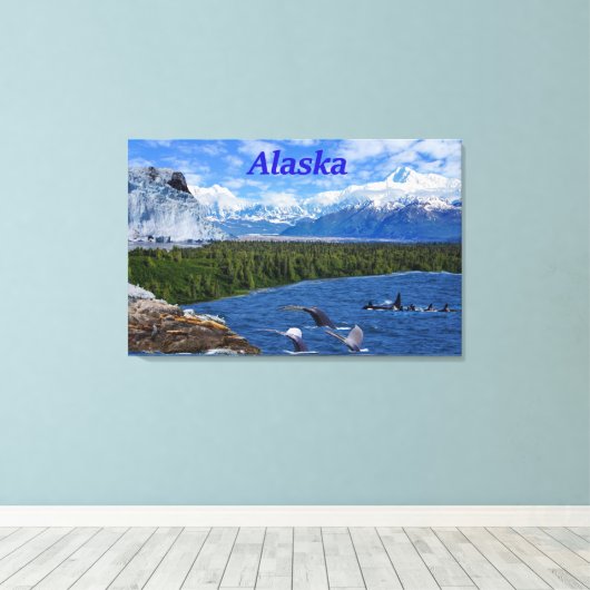 Alaska Canvas Afdruk (Insitu (Houten vloer))