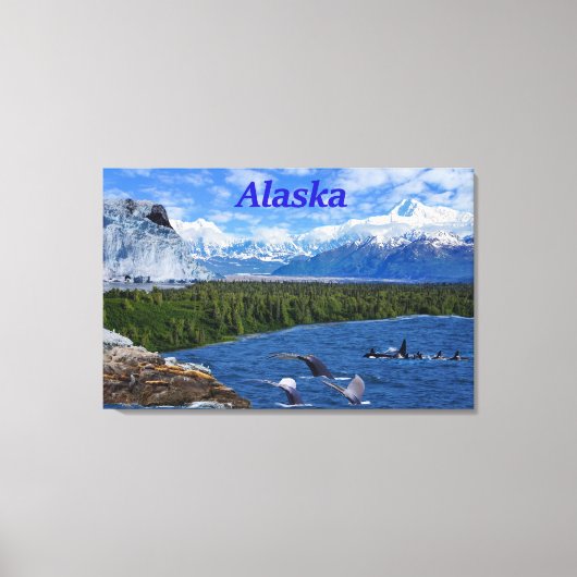Alaska Canvas Afdruk (Voorkant)
