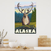 Alaska - Caraïben in de Wilde Poster (Keuken)