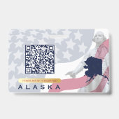 ALASKA - Child ID Kaart Badge (Achterkant)