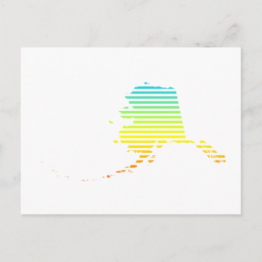 alaska chill fade briefkaart (Voorkant)