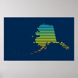 alaska chill fade poster