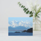 Alaska Coast Mountains Ocean Foto Briefkaart (Staand voorkant)