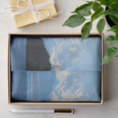 Alaska Coast Mountains Ocean Foto Tissuepapier (Geschenk)