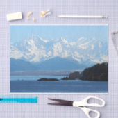 Alaska Coast Mountains Ocean Foto Tissuepapier (Craft)