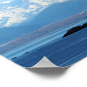 Alaska Coast Mountains Ocean Poster (Hoek)