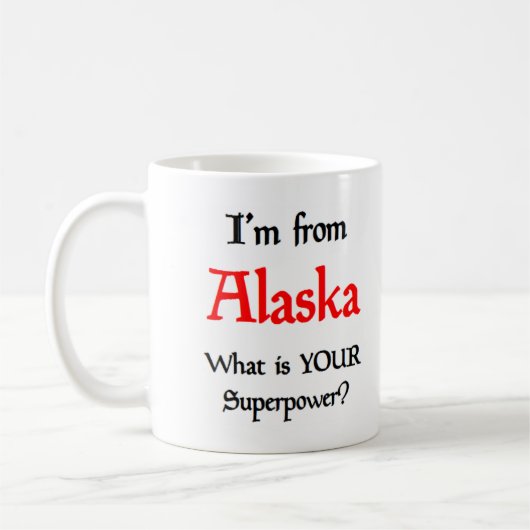 alaska coffee mug koffiemok (Links)