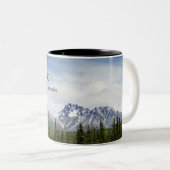 Alaska Coffee Mugs - De laatste grens Tweekleurige Koffiemok (Voorkant rechts)