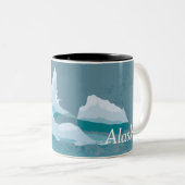 Alaska Coffee Mugs - Iceberg Tweekleurige Koffiemok (Voorkant rechts)