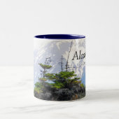 Alaska Coffee Mugs - Mountain Bluff Tweekleurige Koffiemok (Center)