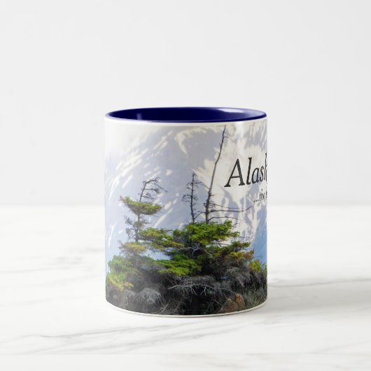Alaska Coffee Mugs - Mountain Bluff Tweekleurige Koffiemok (Center)
