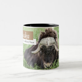 Alaska Coffee Mugs - Musk Oxen Tweekleurige Koffiemok