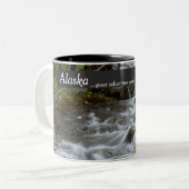 Alaska Coffee Mugs - Waterfall Adventure Tweekleurige Koffiemok (Voorkant links)