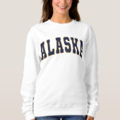 Alaska  College Style Sweatshirt (Voorkant)