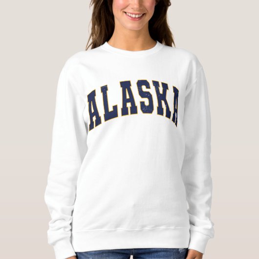 Alaska  College Style Sweatshirt (Voorkant)