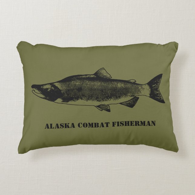 Alaska Combat Fisherman Accent Kussen (Voorkant)