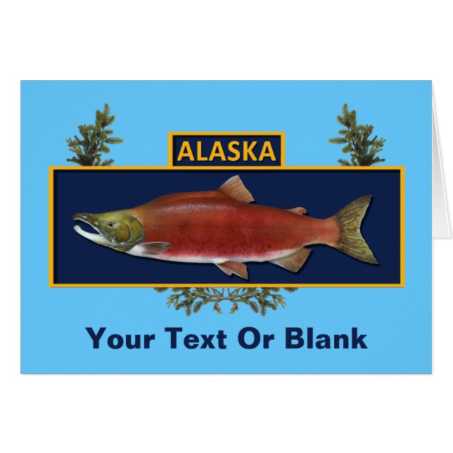 Alaska Combat Fisherman Badge (Voorkant Horizontaal)