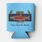 Alaska Combat Fisherman Badge Blikjeskoeler (Voorkant)