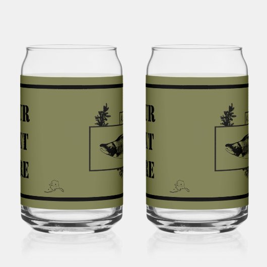 Alaska Combat Fisherman Badge Blikvorm Glas (Rechts)