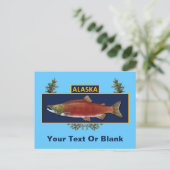 Alaska Combat Fisherman Badge Briefkaart (Staand voorkant)