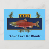 Alaska Combat Fisherman Badge Briefkaart (Voorkant)