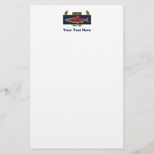 Alaska Combat Fisherman Badge Briefpapier (Voorkant)