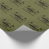 Alaska Combat Fisherman Badge Cadeaupapier (Hoek)