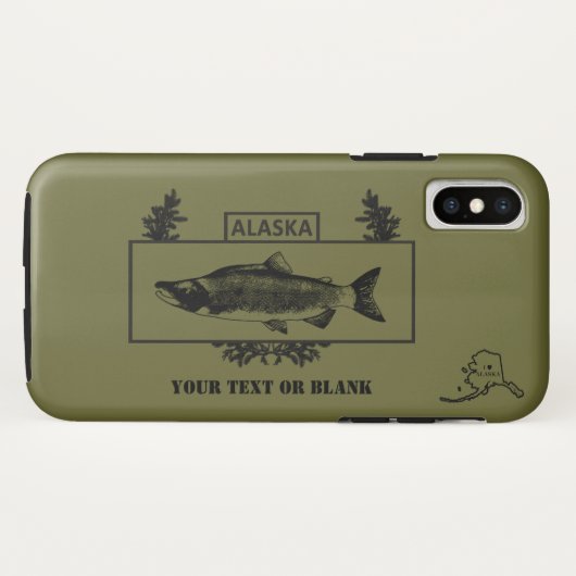 Alaska Combat Fisherman Badge Case-Mate iPhone Case (Achterkant (horizontaal))