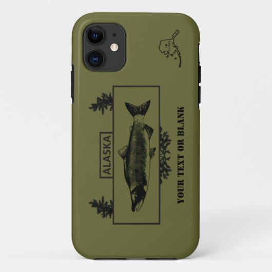 Alaska Combat Fisherman Badge Case-Mate iPhone Case (Achterkant)