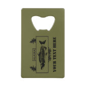 Alaska Combat Fisherman Badge Creditkaart Flessenopener (Voorkant)