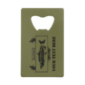 Alaska Combat Fisherman Badge Creditkaart Flessenopener (Achterkant)