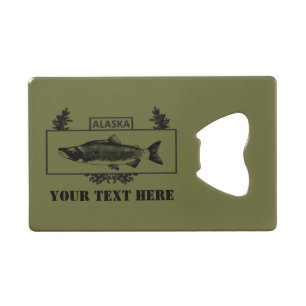 Alaska Combat Fisherman Badge Creditkaart Flessenopener