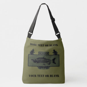 Alaska Combat Fisherman Badge Crossbody Tas