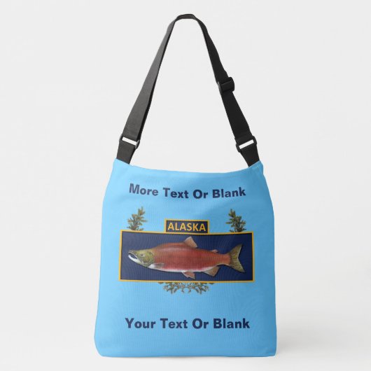 Alaska Combat Fisherman Badge Crossbody Tas (Voorkant)