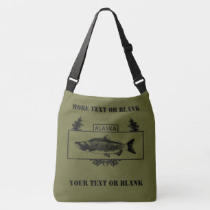 Alaska Combat Fisherman Badge Crossbody Tas