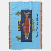 Alaska Combat Fisherman Badge Deken (Voorkant Verticaal)