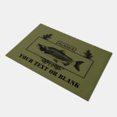 Alaska Combat Fisherman Badge Deurmat (Schuin)