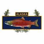 Alaska Combat Fisherman Badge Fotobeeldje Magneet<br><div class="desc">Op basis van een gemeenschappelijke militaire prijs herdenkt de Combat Fisherman Badge de gevechtsvisserij in Alaska. Het kenmerkt een Zalm van Sockeye, in paaiende rode kleur, op een donkerblauwe achtergrond, over een konifertak woede. De tekst "ALASKA"wordt gevestigd bij de bovenkant van het afbeelding. Zalmvisserij is bijzonder populair in Alaska; te...</div>