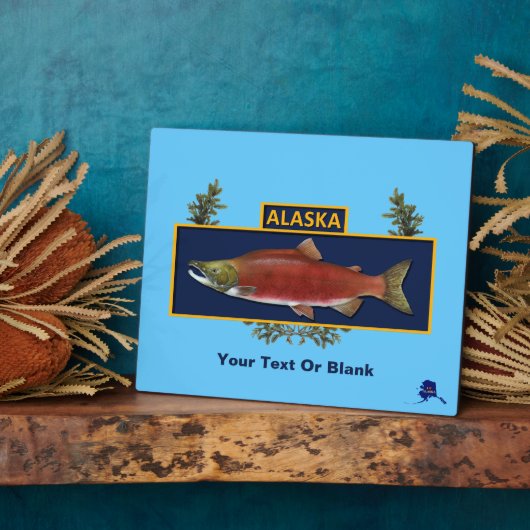 Alaska Combat Fisherman Badge Fotoplaat (Zijkant)